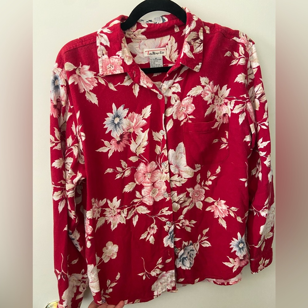Floral Talbots Shirt - Lightly Worn